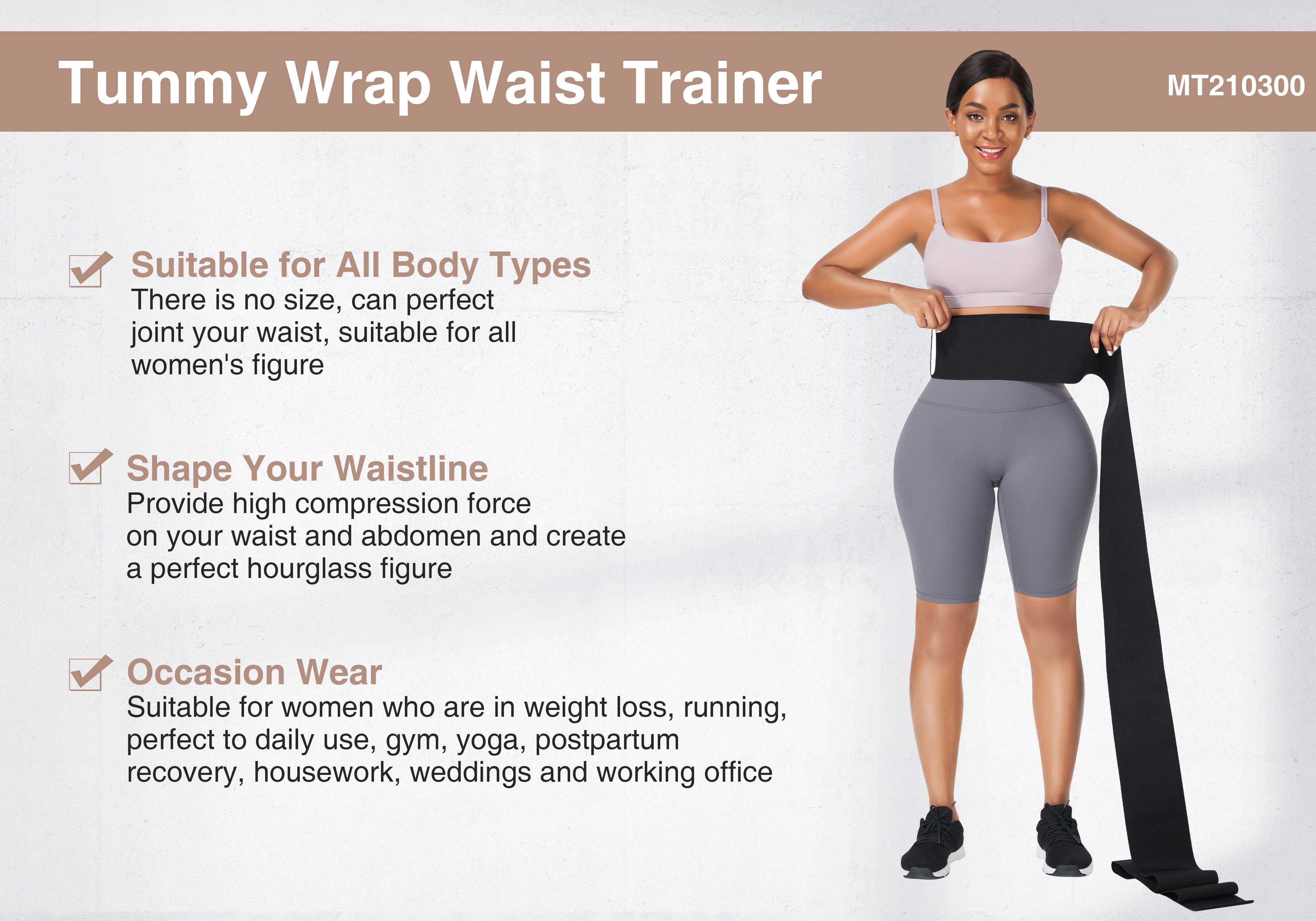 Shapebird Tummy wrap waist trainer